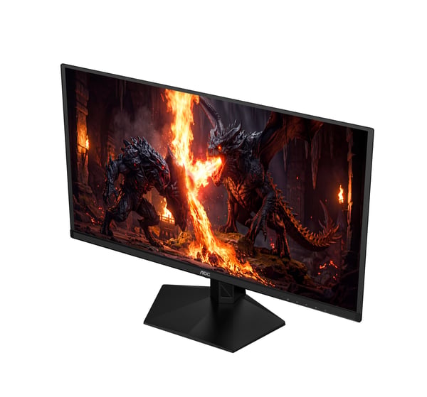 AOC G4 Q27G41ZDF platta pc-skärmar 67,3 cm (26.5") 2560 x 1440 pixlar Quad HD QD-OLED Svart, Röd