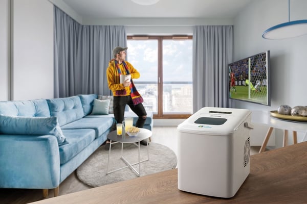Gorenje IMD1200W ismaskiner Bärbar iskubsmaskin 12 kg/24h 120 W Vit