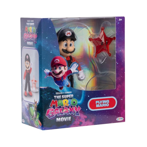 Super Mario The Galaxy Movie Flying Mario 5"