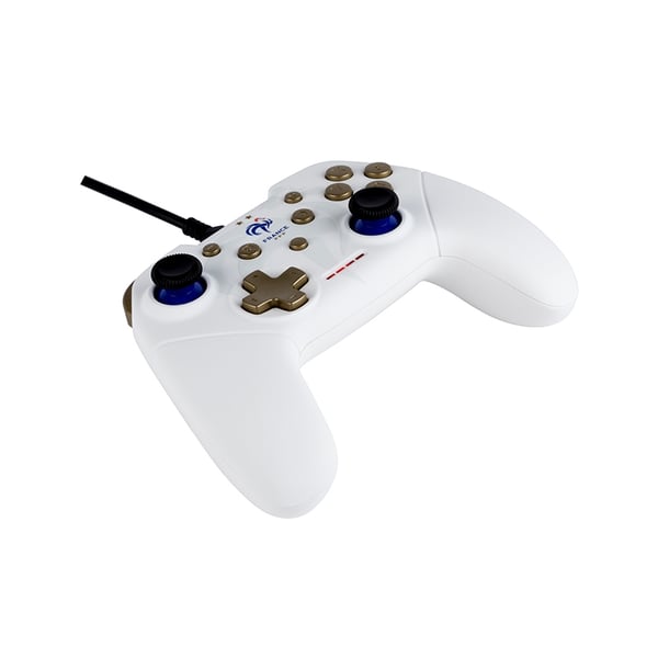 Konix KX FFF SWITCH/PC PAD WHITE Guld, Hvid USB Gamepad Analog/digital Nintendo Switch, PC