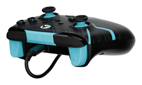 Turtle Beach Rematch Advanced Wired (2025) Sort, Blå, Grå USB Gamepad Analog PC, Xbox One, Xbox One S, Xbox One X, Xbox Series S, Xbox Series X
