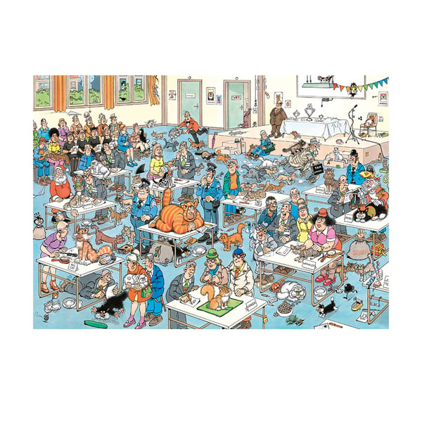 Jan van Haasteren - The Cat Pageantry (1000 Pieces)