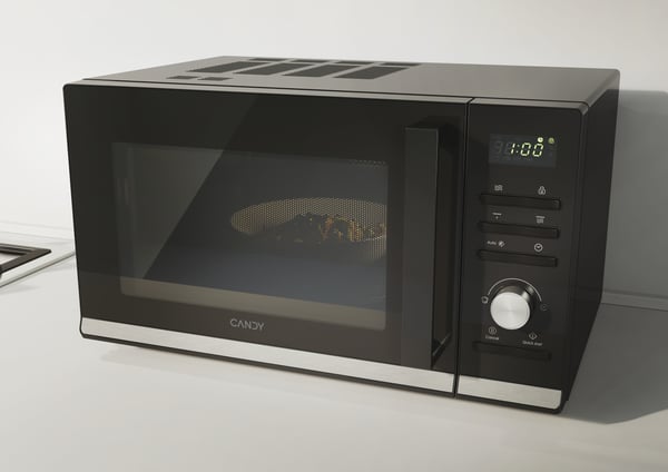 Candy Moderna CMGA23TNDB Sort Grill mikroovn Bordplade 23 L 900 W