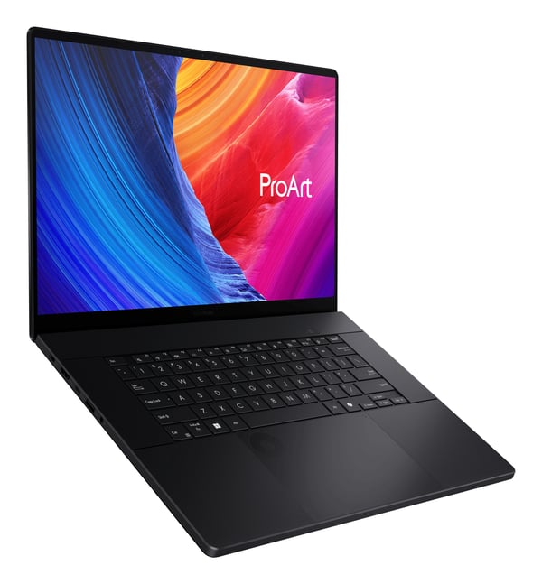 ASUS ProArt P16 H7606WX-A91BO59PP1 Copilot+ PC AMD Ryzen AI 9 HX 370 Laptop 40,6 cm (16") Berøringsskærm WQUXGA 64 GB LPDDR5x-SDRAM 2 TB SSD NVIDIA GeForce RTX 5090 Wi-Fi 7 (802.11be) Windows 11 Pro Sort