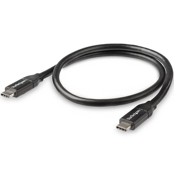 StarTech.com USB2C5C50CM USB-kabel USB 2.0 0,5 m USB C 0,48 Gbit/sek. 100 W Sort