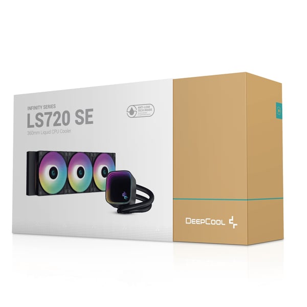 DeepCool LS720 SE Processor Allt-i-ett vätskekylare 12 cm Svart 1 styck