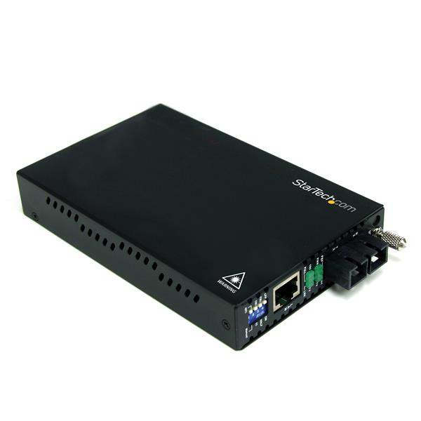StarTech.com ET90110SM302 mediakonverterare för nätverk 200 Mbit/s 1310 nm Enkelläge Svart