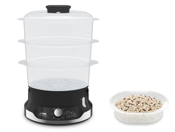 Tefal Ultracompact VC2048 höyrykeitin 3 kori(a) Vapaasti seisova 800 W Musta