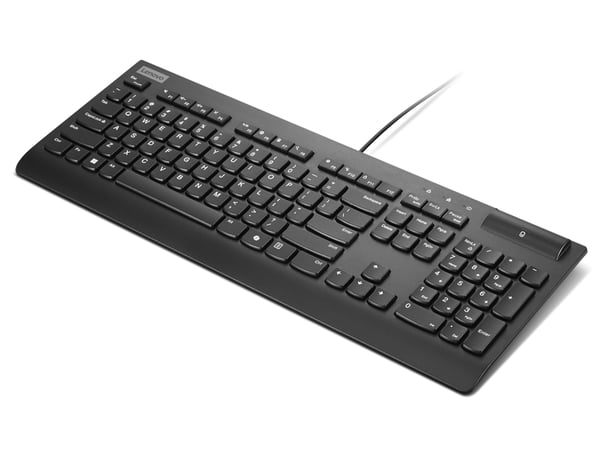 Lenovo Smartcard Wired keyboard II näppäimistö Office USB Espanja Musta