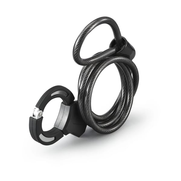 Hama 00178159 pyörän lukko Musta 1200 mm Vaijerilukko