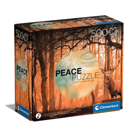 Clementoni Peace Collection 35118 puslespil 500 stk Dyr og planter
