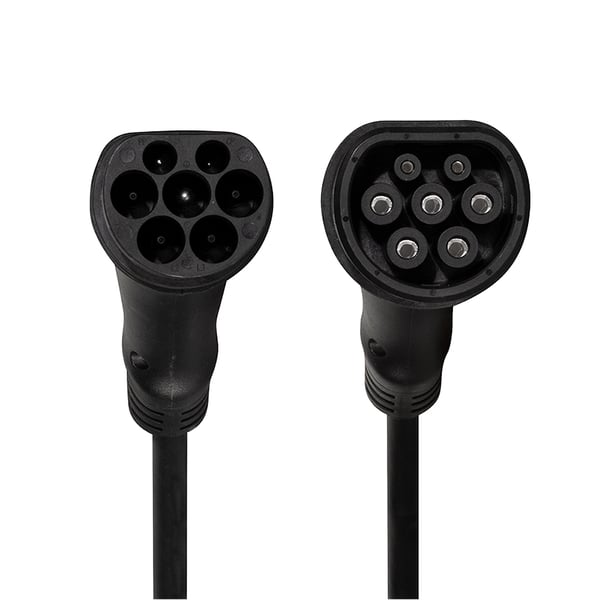 LogiLink EVC0105 laddkabel för elektriskt fordon Svart Typ 2 3 5 m