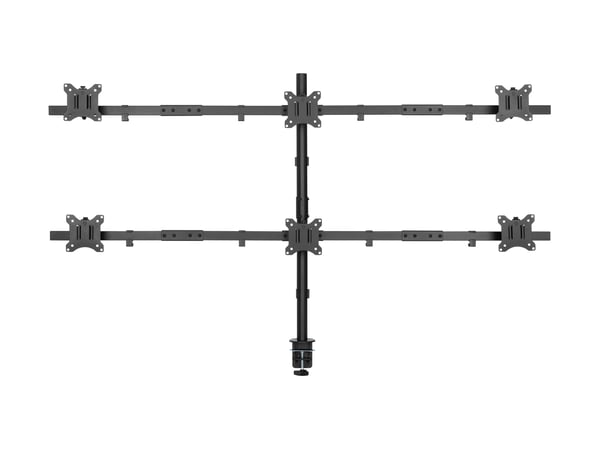 Equip 650160 monitorin kiinnike ja jalusta 81,3 cm (32") Vastaanotto Musta