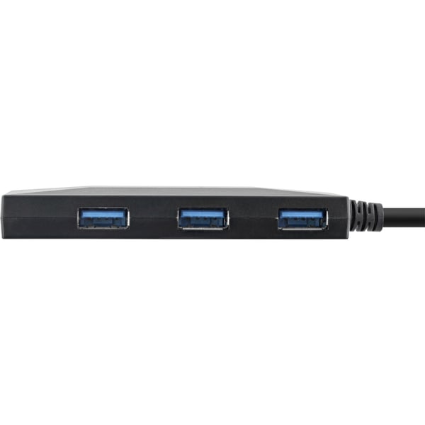 InLine 35399 gränssnittshubbar USB 2.0 Type-C 5000 Mbit/s Svart