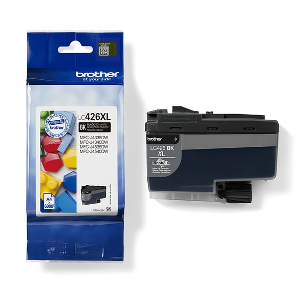 Brother LC-426XLBK mustekasetti 1 kpl Alkuperäinen Korkea (XL) värintuotto Musta