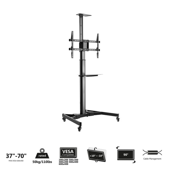 Ewent EW1540 kyltin näyttökiinnike 177,8 cm (70") Musta