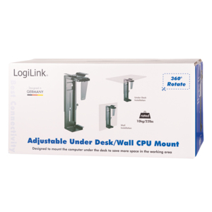 LogiLink System-Monteringsklemmer - under bordet