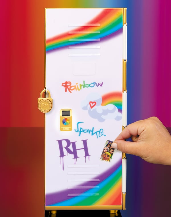 Rainbow High Locker Playset Dockgarderob