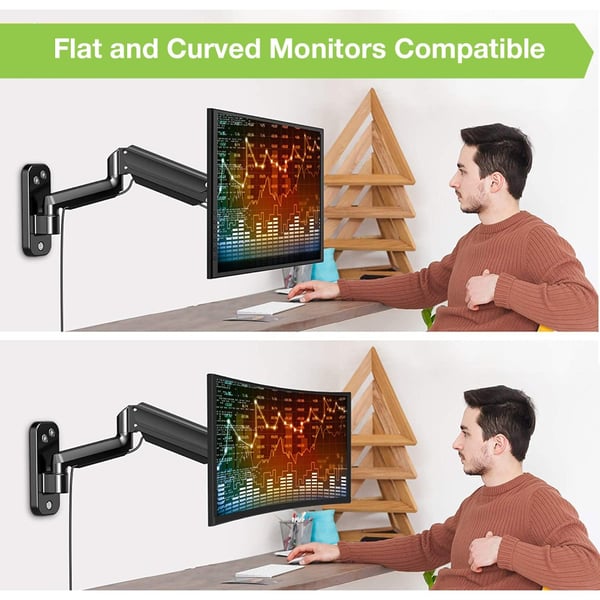 Techly ICA-LCD G112 TV-kiinnike 81,3 cm (32") Musta