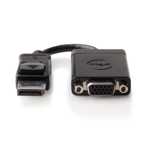 DELL 492-11715 videokabel adapter DisplayPort VGA Sort