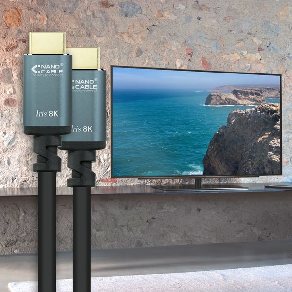 Nanocable 10.15.8000 HDMI-kabel 0,5 m HDMI Typ A (standard) Svart
