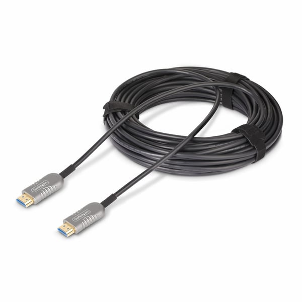 StarTech.com 8K-A-100F-HDMI-CABLE HDMI-kaapeli 30,4 m HDMI-tyyppi A (vakio) Musta, Hopea