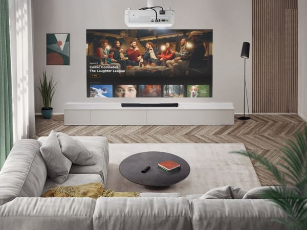 Viewsonic LX750-4KE dataprojekter Standard-kast projektor 4000 ANSI lumens UHD 4K (3840x2160) 3D Hvid