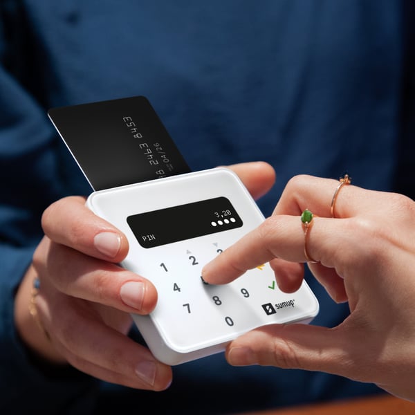 SumUp Air smartcard læser Indendørs/udendørs Bluetooth Hvid