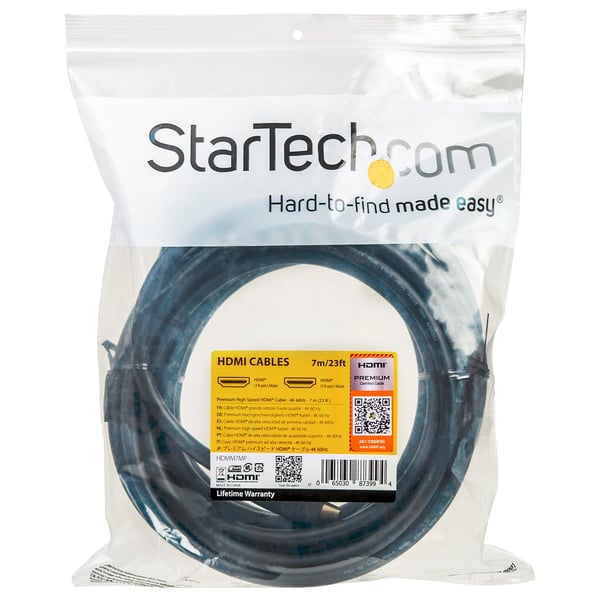 StarTech.com 4K HDMI-kabel - 7 m - Premium High Speed HDMI-kabel 60 Hz - HDMI 2.0 - HDR - 3D - 1080p-