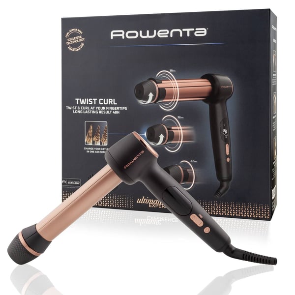 Rowenta Ultimate Experience Twist Curl Kiharrusrauta Lämmin Musta 86 W