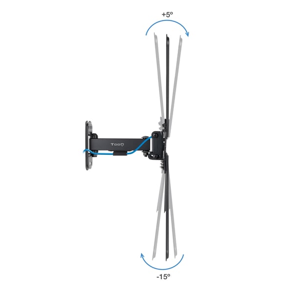 TooQ LP1355TN-B TV-kiinnike 139,7 cm (55") Musta