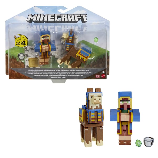 Minecraft Craft-a-Block-figurer 2-pack, Karaktärer baserade på tv-spelet