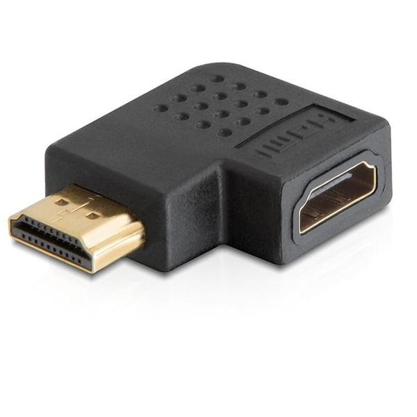 Techly HDMI M/F 270° Sort
