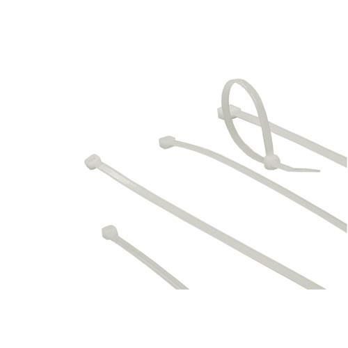 ACT CT1050 kabelsamler Udløselig kabelbinder Nylon Transparent 100 stk