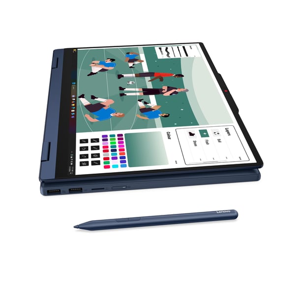 Lenovo IdeaPad 5 2-in-1 14IPH11 Copilot+ PC Intel Core Ultra 5 322 Hybrid (2-i-1) 35,6 cm (14") Berøringsskærm WUXGA 16 GB DDR5-SDRAM 512 GB SSD Wi-Fi 6 (802.11ax) Windows 11 Home Blå Italiensk