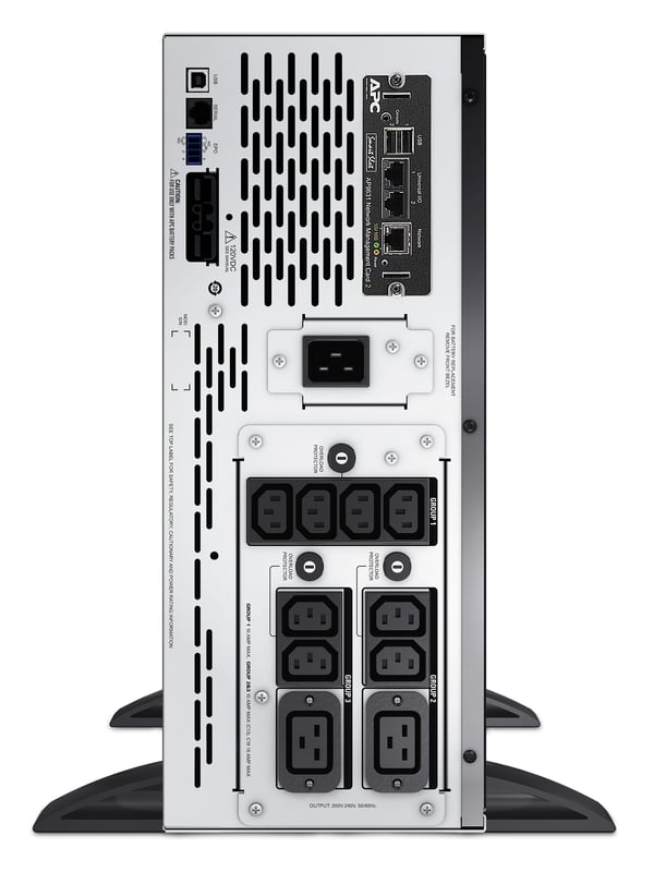 APC Smart-UPS UPS-enhed Interaktivt indgangsstik 3 kVA 2700 W 10 AC stikkontakt(er)