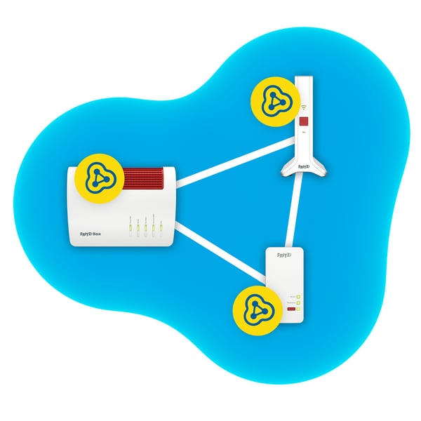 Repeater 3000 AX Verkkotoistin 2400 Mbit/s Valkoinen