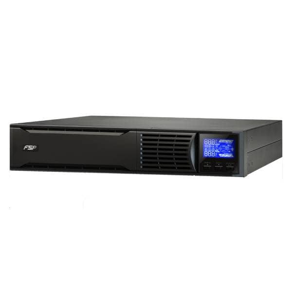 FSP Champ Rack 2K UPS-enhed Dobbeltkonvertering (online) 2 kVA 1800 W 3 AC stikkontakt(er)