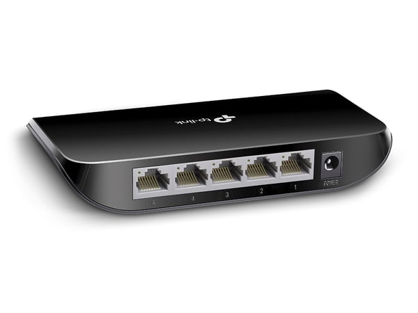TP-Link TL-SG1005D verkkokytkin Hallitsematon Gigabit Ethernet (10/100/1000) Musta