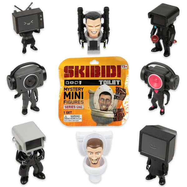 Skibidi Toilet 2.5" Mini Figures