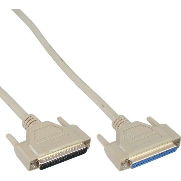 InLine 37357 serielkabel Beige 5 m DB-37