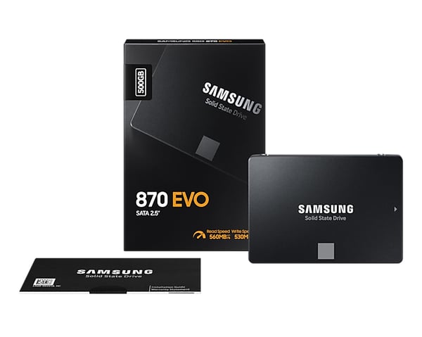 Samsung 870 EVO 500 GB 2.5" Serial ATA III V-NAND MLC