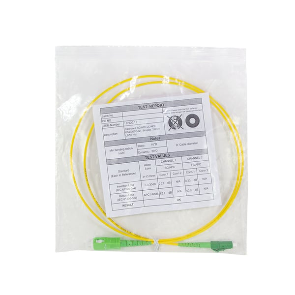 LogiLink FPSLS01 InfiniBand och fiberoptisk kabel 1 m SC LC Gul