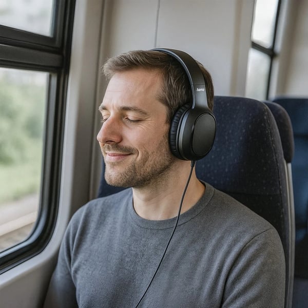 Hama 00221814 kuulokkeet ja kuulokemikrofoni Langallinen Pääpanta Puhelut/Musiikki USB Type-C Musta