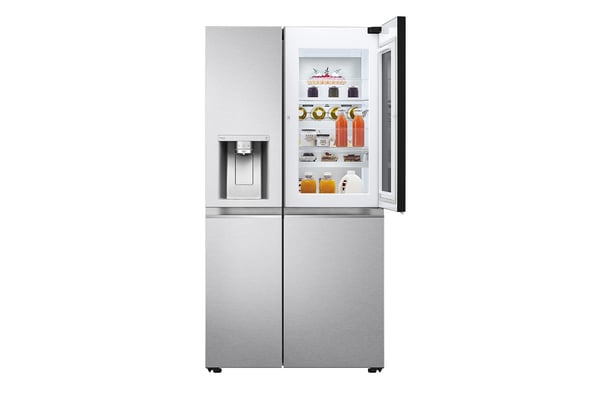 LG GSXE90MBDD Kombinerad kyl/frys side-by-side Fristående 628 l Rostfritt stål