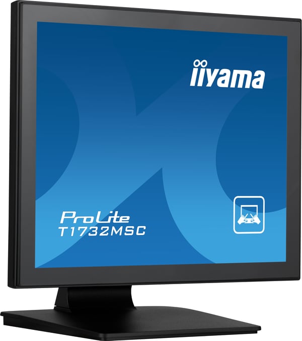 iiyama ProLite T1732MSC-B1SAG computerskærm 43,2 cm (17") 1280 x 1024 pixel Fuld HD LED Berøringsskærm Bordplade Sort