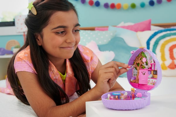 Polly Pocket POLLY POCKET-lekväska med igelkottskafé
