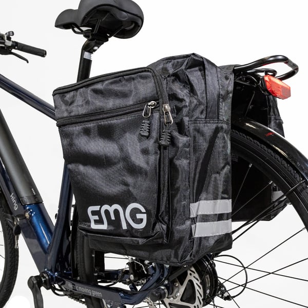 EMG BB-30 Taka Polkupyörälaukku 30 L Nailon Musta