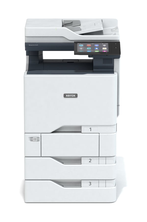 Xerox VersaLink C625 A4 50 sid/min dubbelsidig kopiering/utskrift/scanning/fax, PS3 PCL5e/6, 2 magasin totalt 650 ark