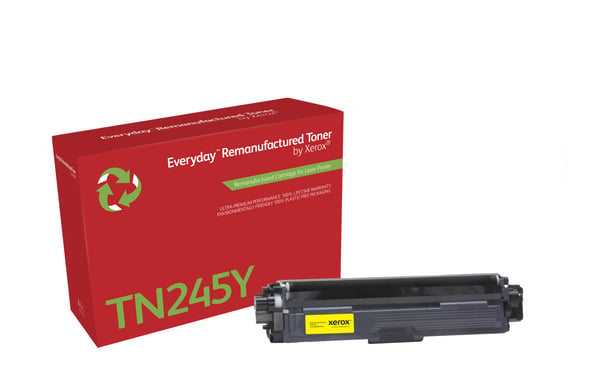 Everyday™ Keltainen Remanufactured Toner by Xerox compatible with Brother TN245Y, High capacity